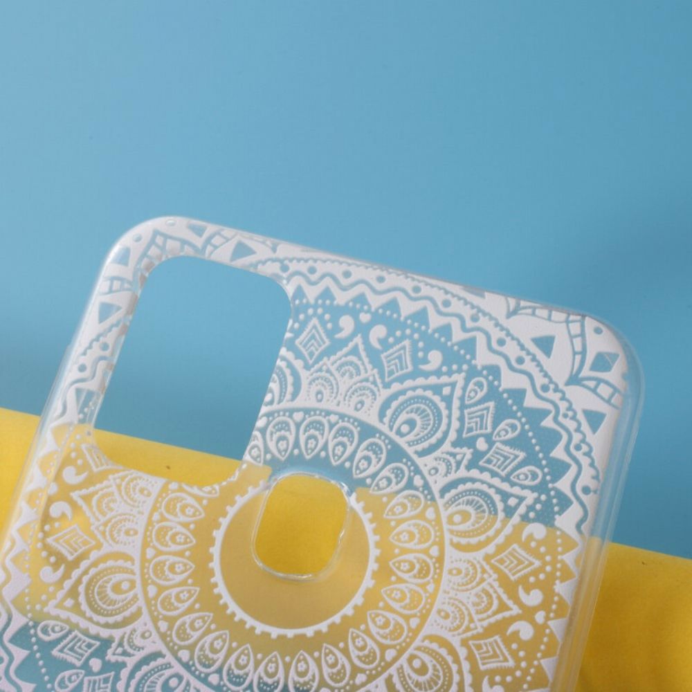 Hoesje voor Samsung Galaxy M31 Transparante Gekleurde Mandala