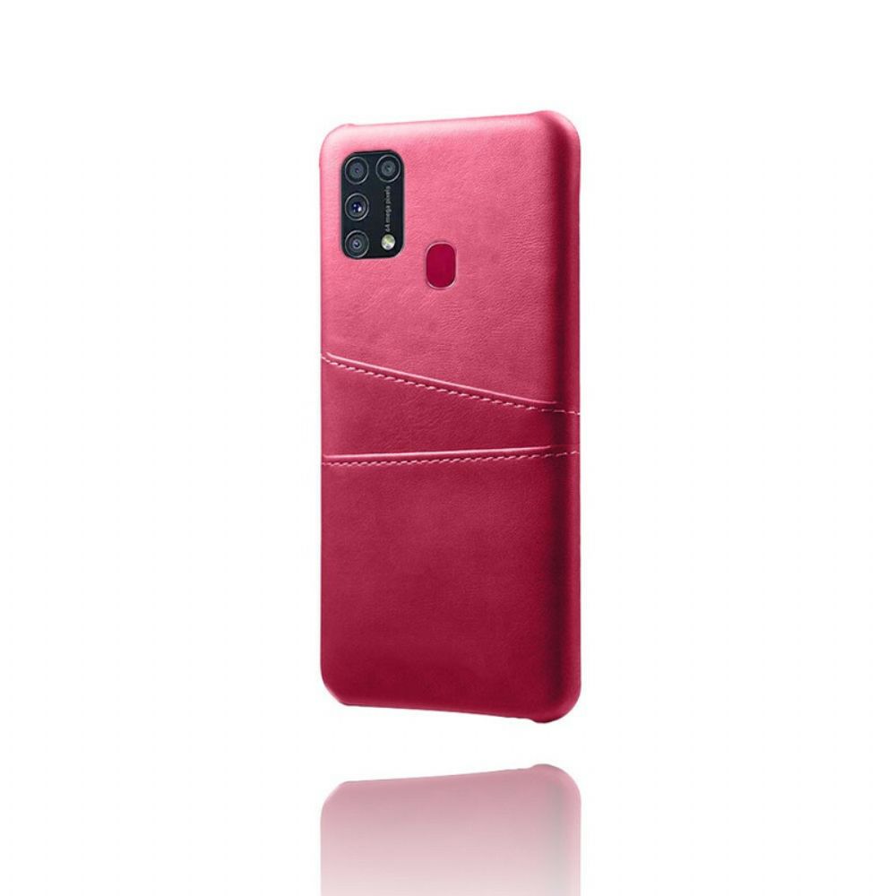 Telefoonhoesje voor Samsung Galaxy M31 Kaarthouder