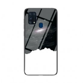 Telefoonhoesje voor Samsung Galaxy M31 Schoonheid Gehard Glas