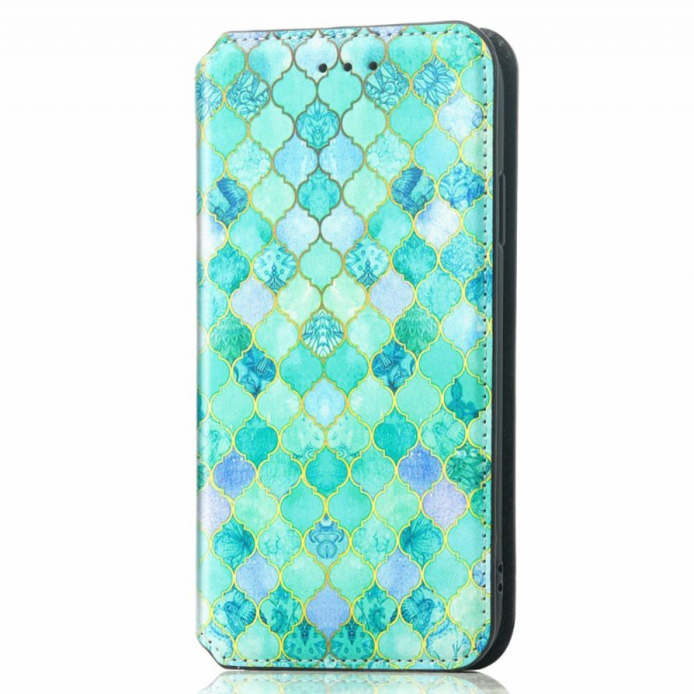 Bescherming Hoesje voor Motorola Edge 20 Folio-hoesje Verrassend Kleurrijk Patroon