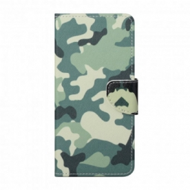 Folio-hoesje voor Motorola Edge 20 Militaire Camouflage