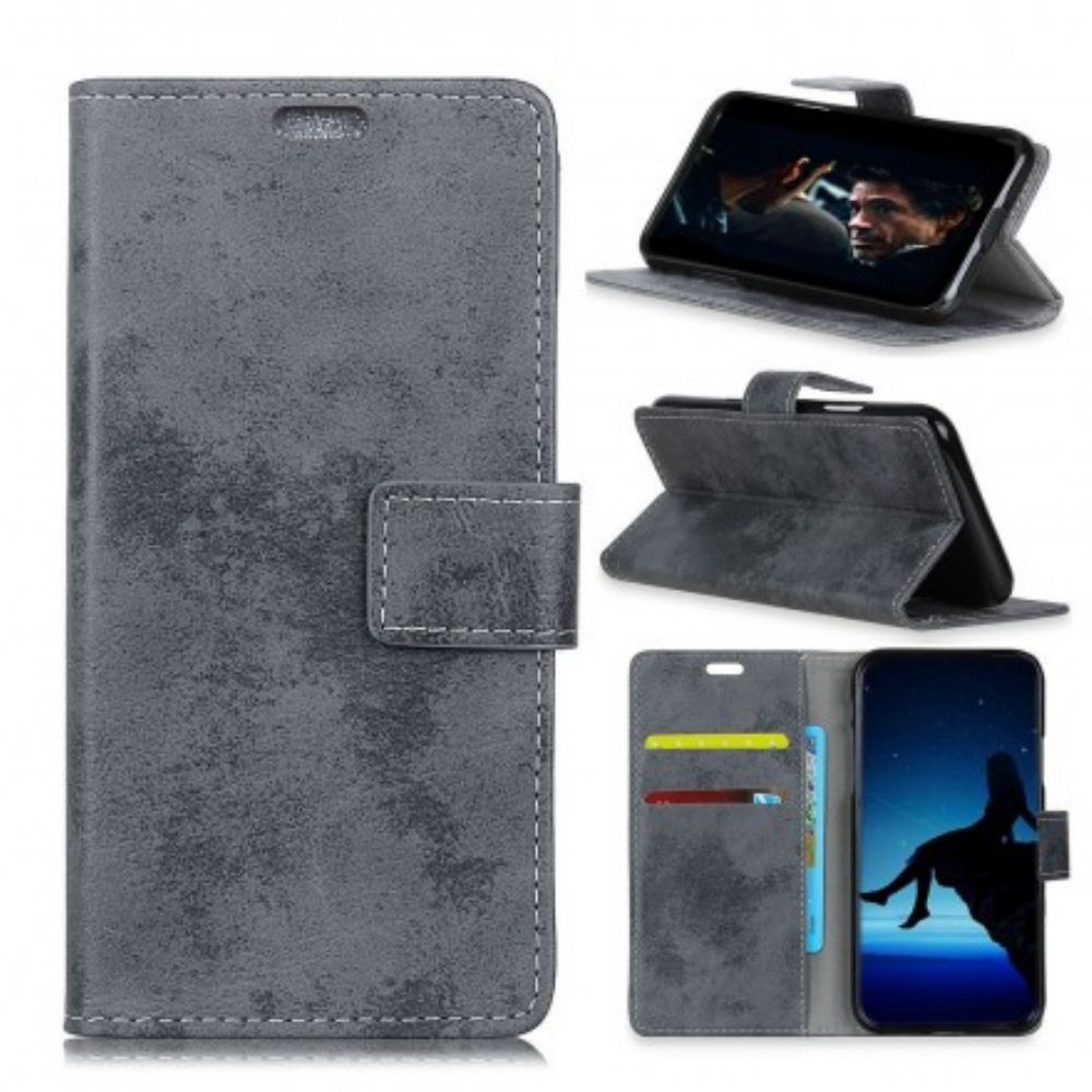 Folio-hoesje voor Samsung Galaxy A7 Vintage Leereffect