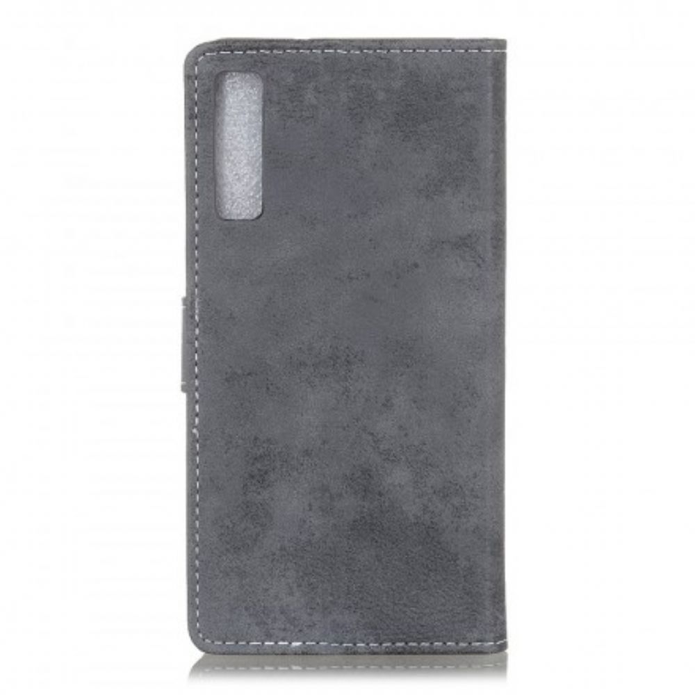 Folio-hoesje voor Samsung Galaxy A7 Vintage Leereffect