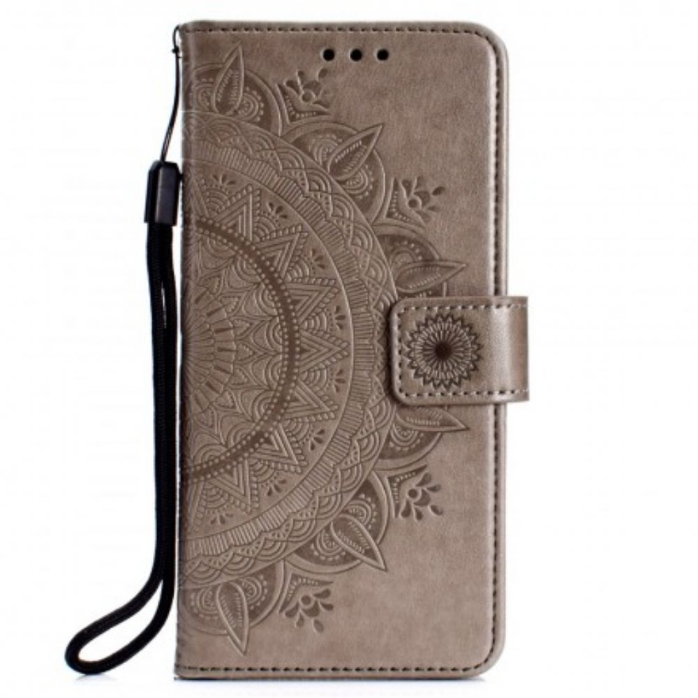 Folio-hoesje voor Samsung Galaxy A7 Zon Mandala