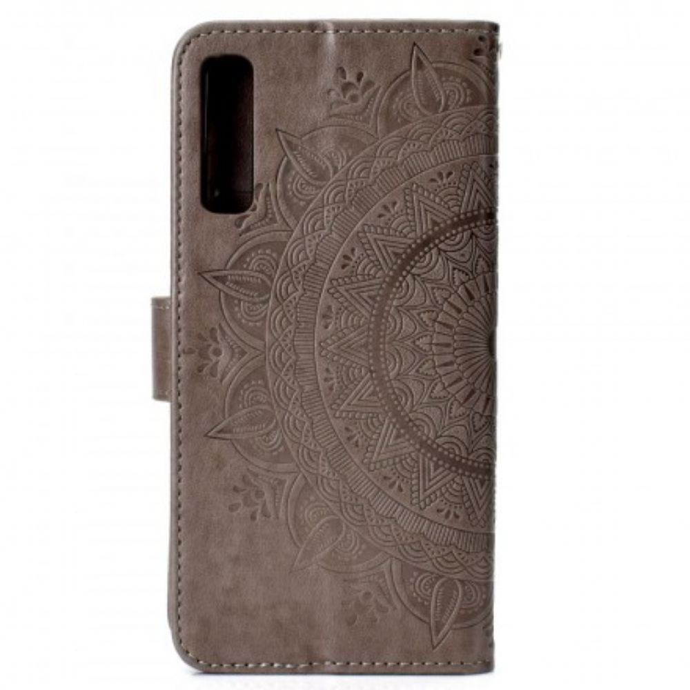 Folio-hoesje voor Samsung Galaxy A7 Zon Mandala