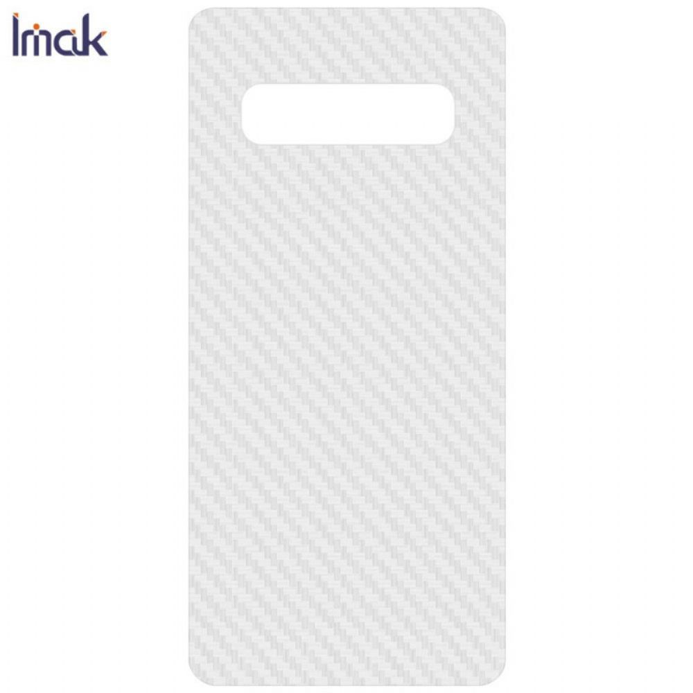 Achterste Beschermfolie Voor Samsung Galaxy S10 Carbon Style Imak