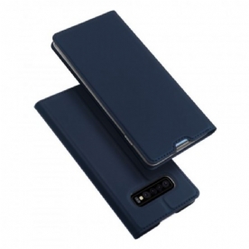 Bescherming Hoesje voor Samsung Galaxy S10 Folio-hoesje Eerste Klas Serie