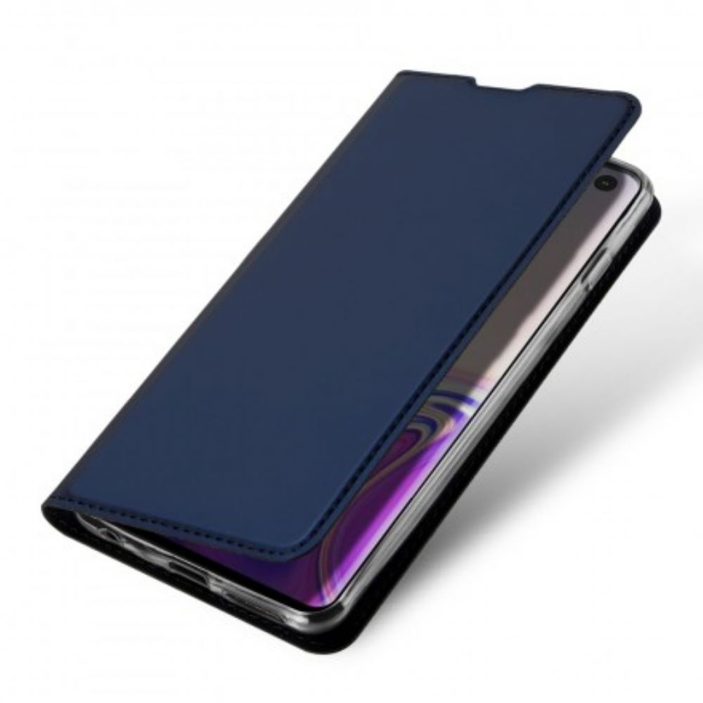 Bescherming Hoesje voor Samsung Galaxy S10 Folio-hoesje Eerste Klas Serie