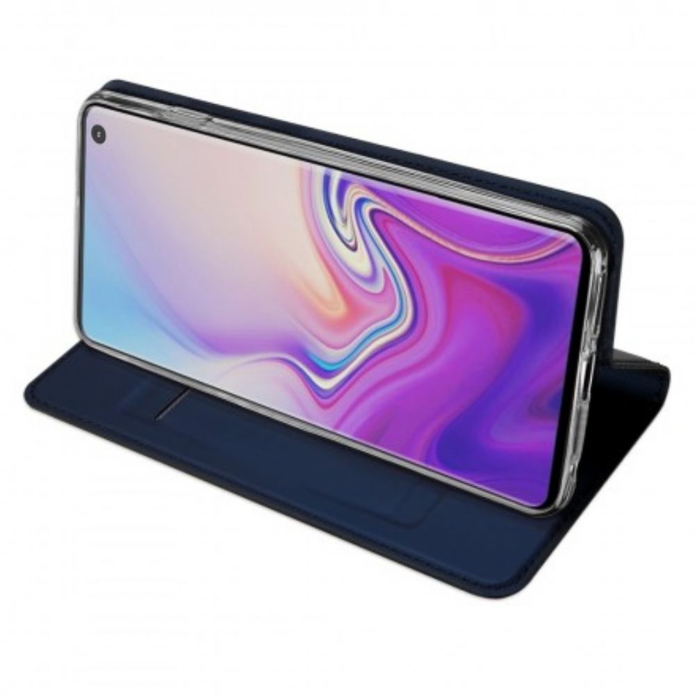 Bescherming Hoesje voor Samsung Galaxy S10 Folio-hoesje Eerste Klas Serie