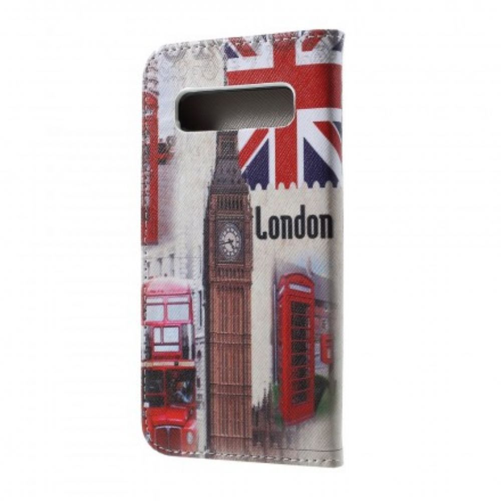 Flip Case voor Samsung Galaxy S10 Londen Leven