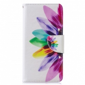 Folio-hoesje voor Samsung Galaxy S10 Aquarel Bloem