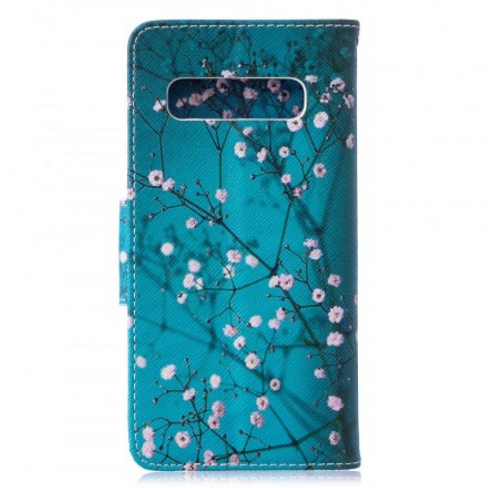 Folio-hoesje voor Samsung Galaxy S10 Bloeiende Boom