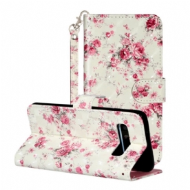 Folio-hoesje voor Samsung Galaxy S10 Liberty Royal Flowers