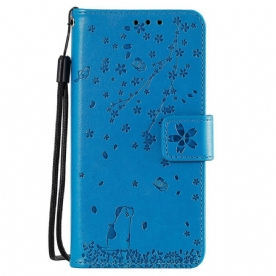 Folio-hoesje voor Samsung Galaxy S10 Met Ketting Band Mijmering