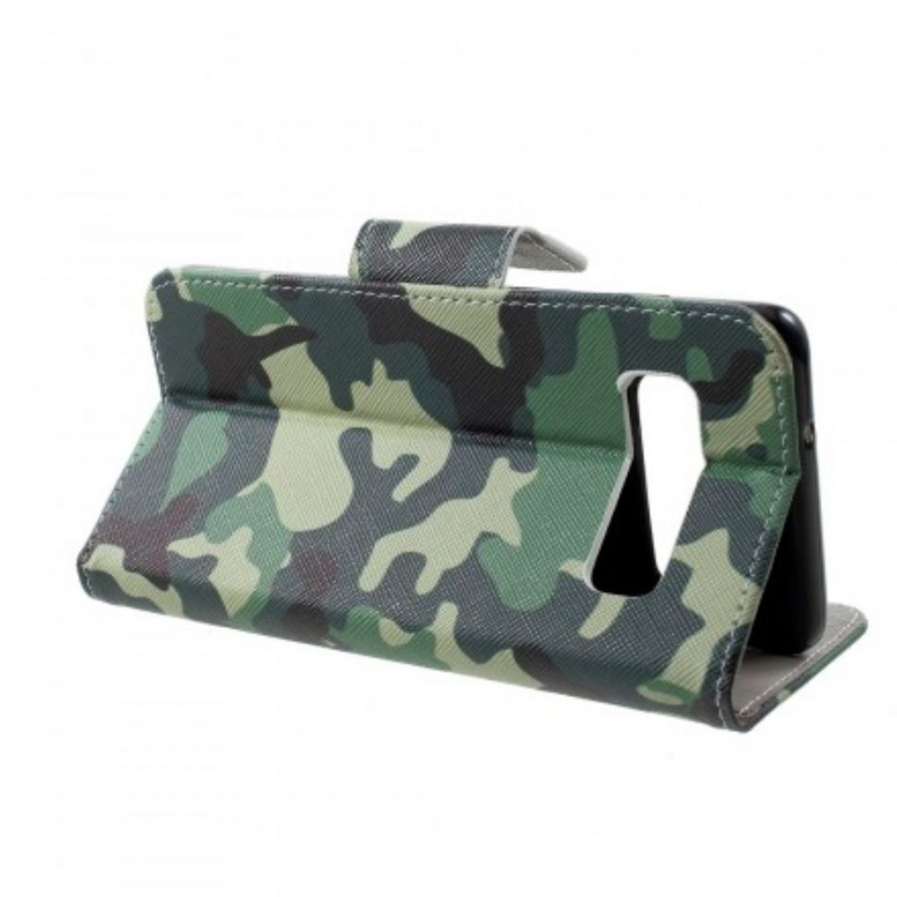 Folio-hoesje voor Samsung Galaxy S10 Militaire Camouflage