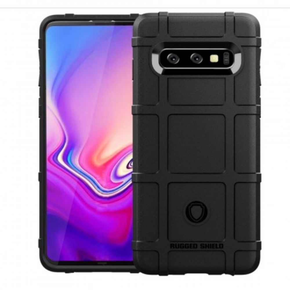 Hoesje voor Samsung Galaxy S10 Robuust Schild