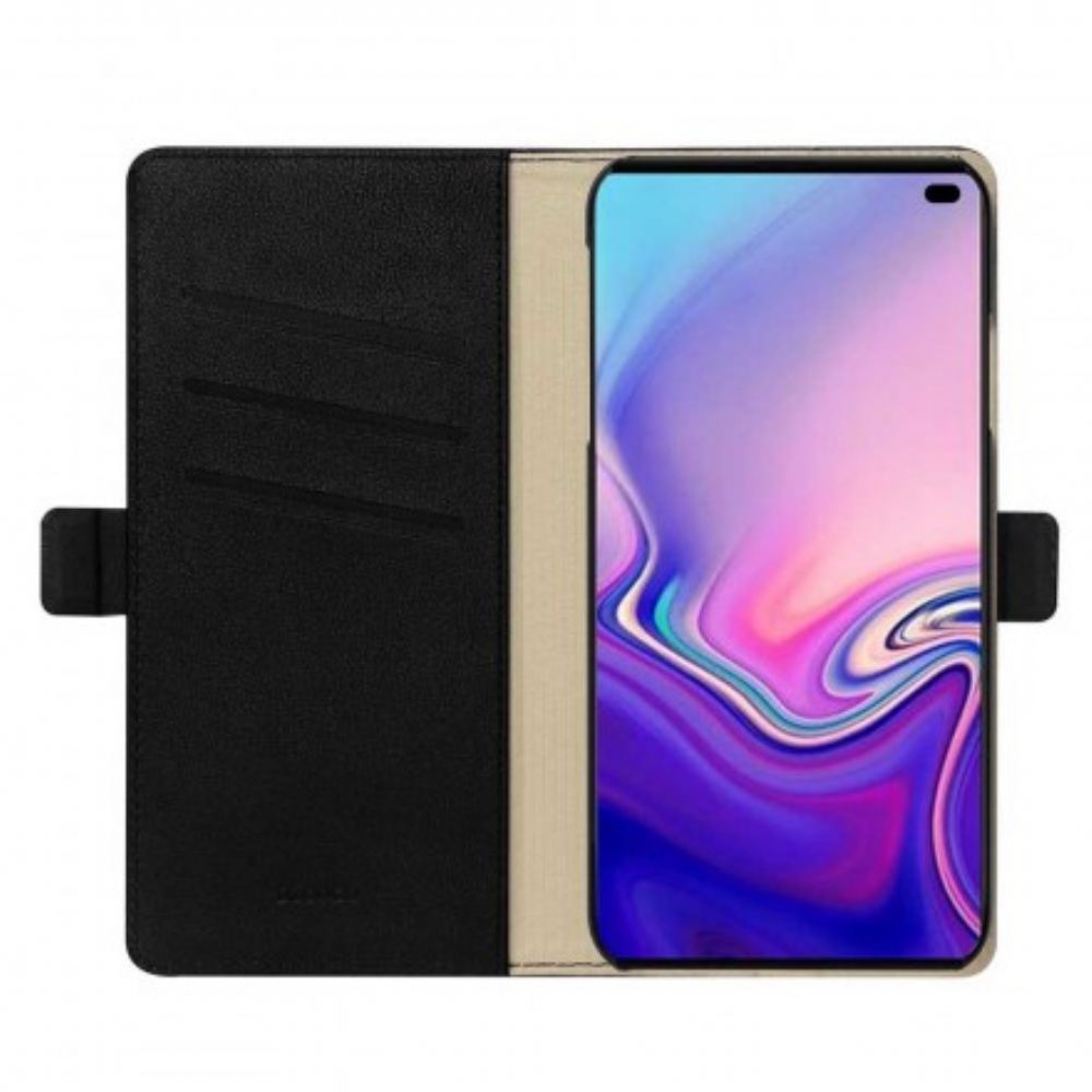 Leren Hoesje voor Samsung Galaxy S10 Dzgogo Milo-serie