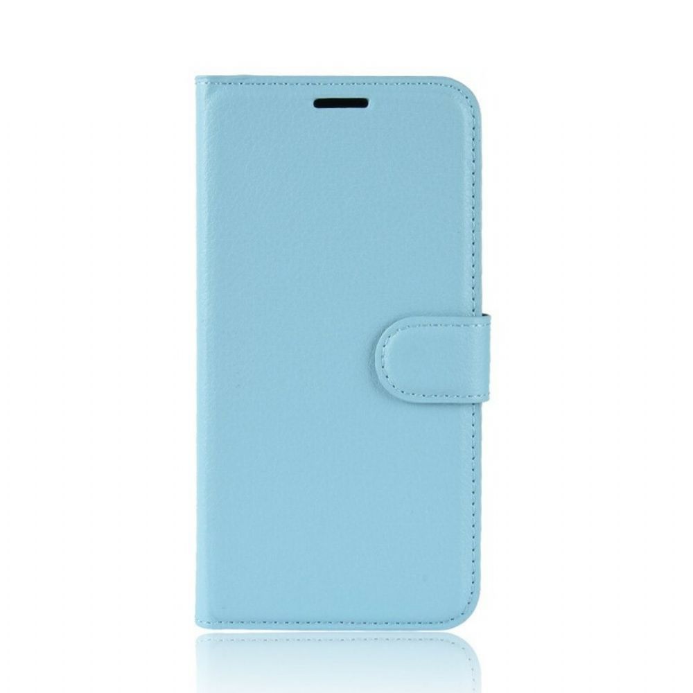 Folio-hoesje voor Honor 20 Pro Premium Litchi Leder Effect