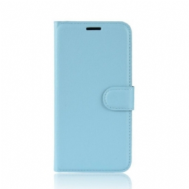 Folio-hoesje voor Honor 20 Pro Premium Litchi Leder Effect