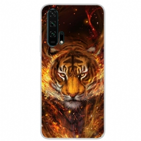 Hoesje voor Honor 20 Pro Brandtijger