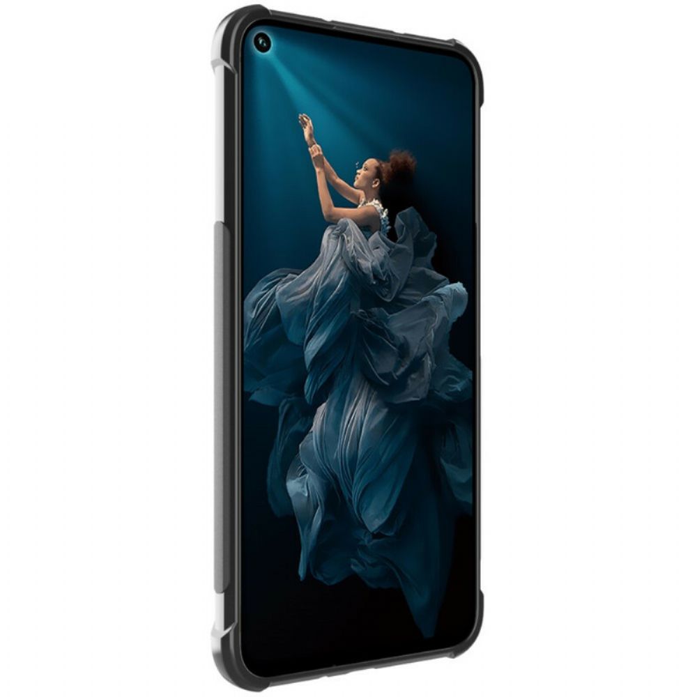 Hoesje voor Honor 20 Pro Imak Geborstelde Koolstofvezel