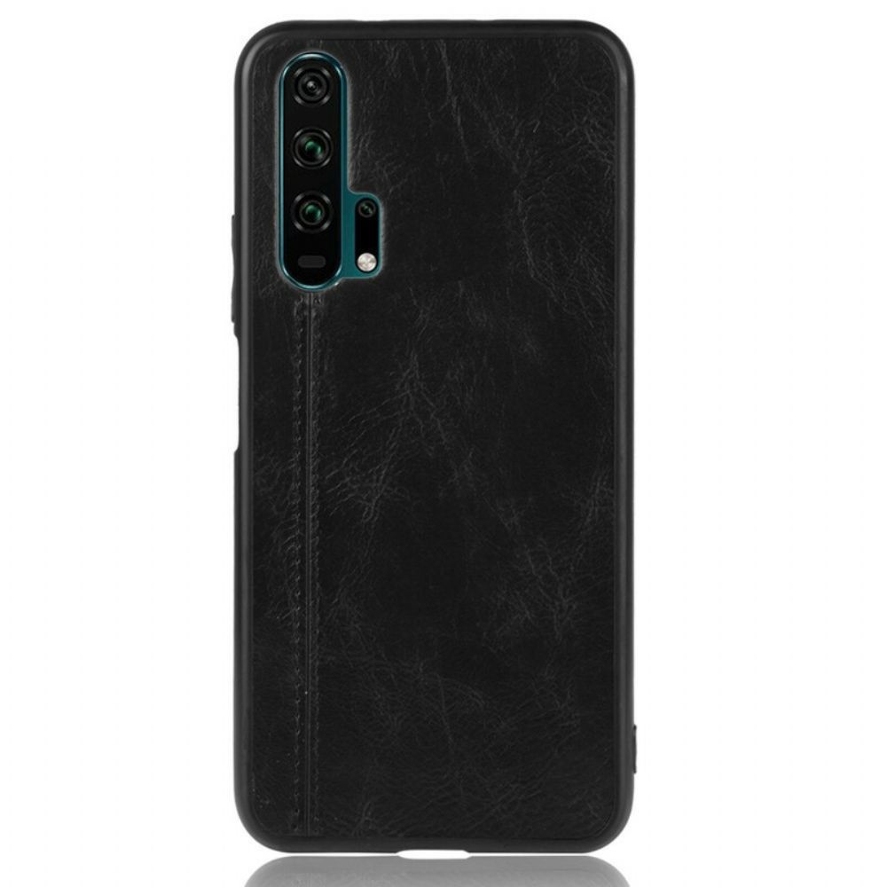 Hoesje voor Honor 20 Pro Stijl Lederen Stiksels