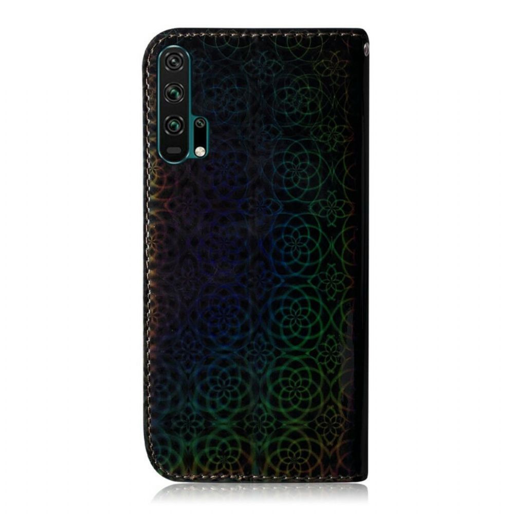 Leren Hoesje voor Honor 20 Pro Pure Kleur