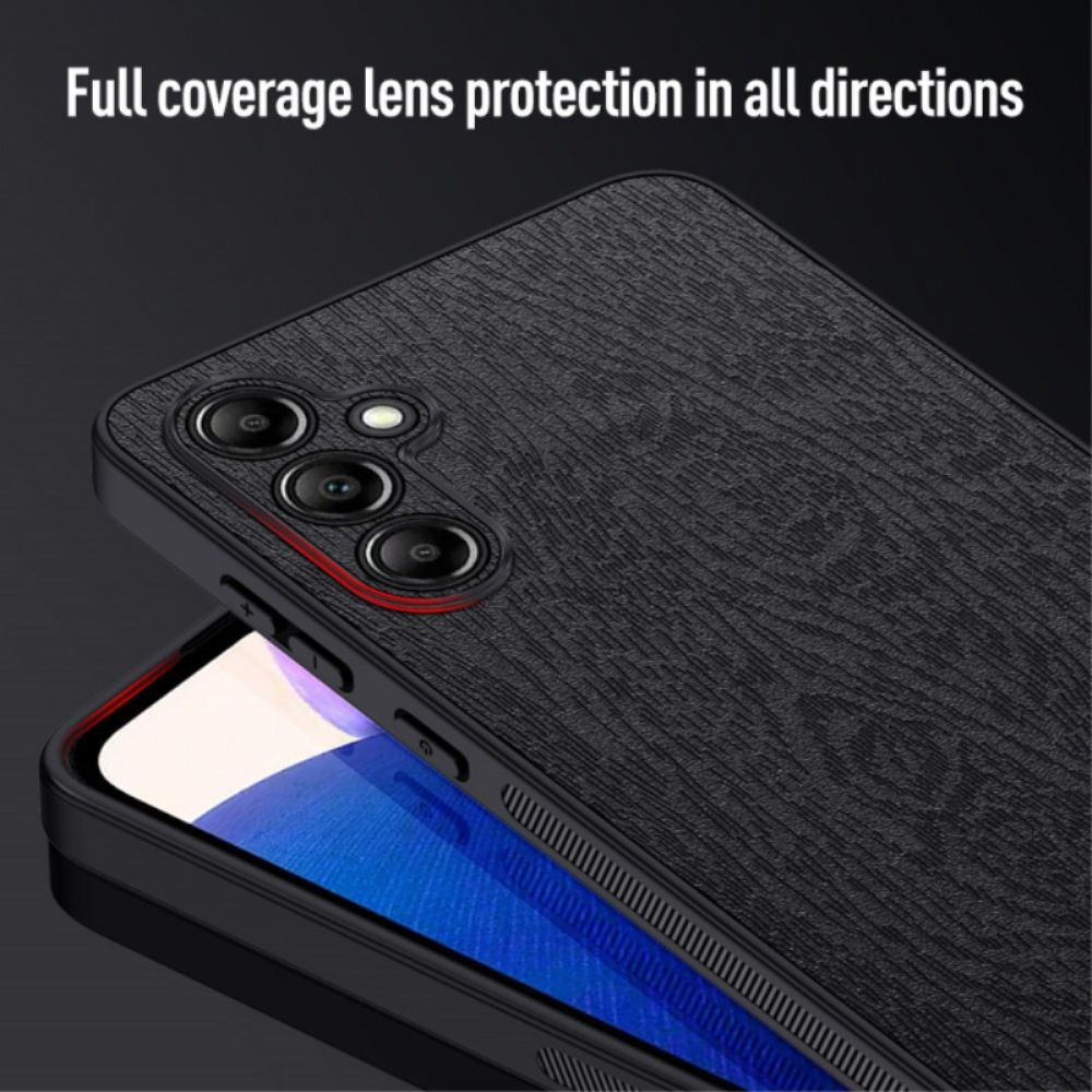 Case Hoesje Samsung Galaxy A15 5g Telefoonhoesje Ledereffect