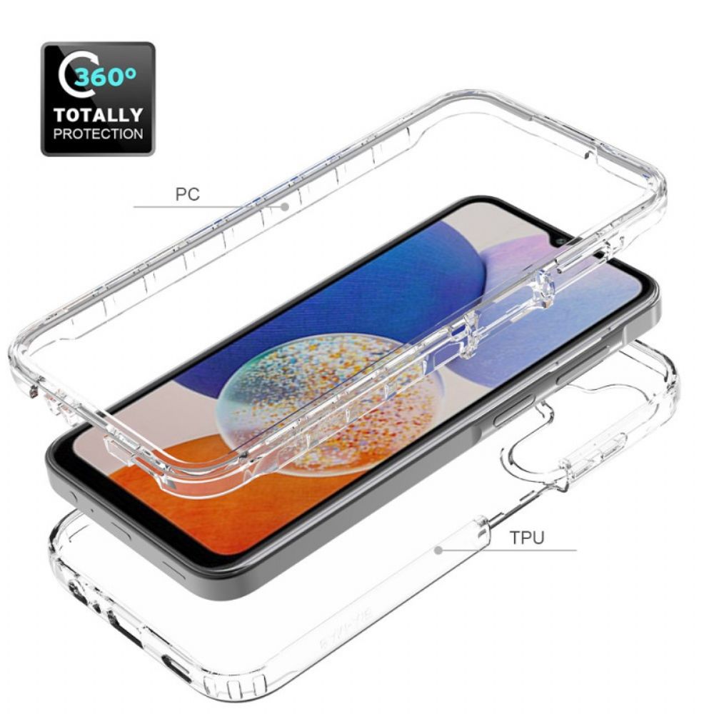 Case Hoesje Samsung Galaxy A15 5g Telefoonhoesje Transparant Verloop