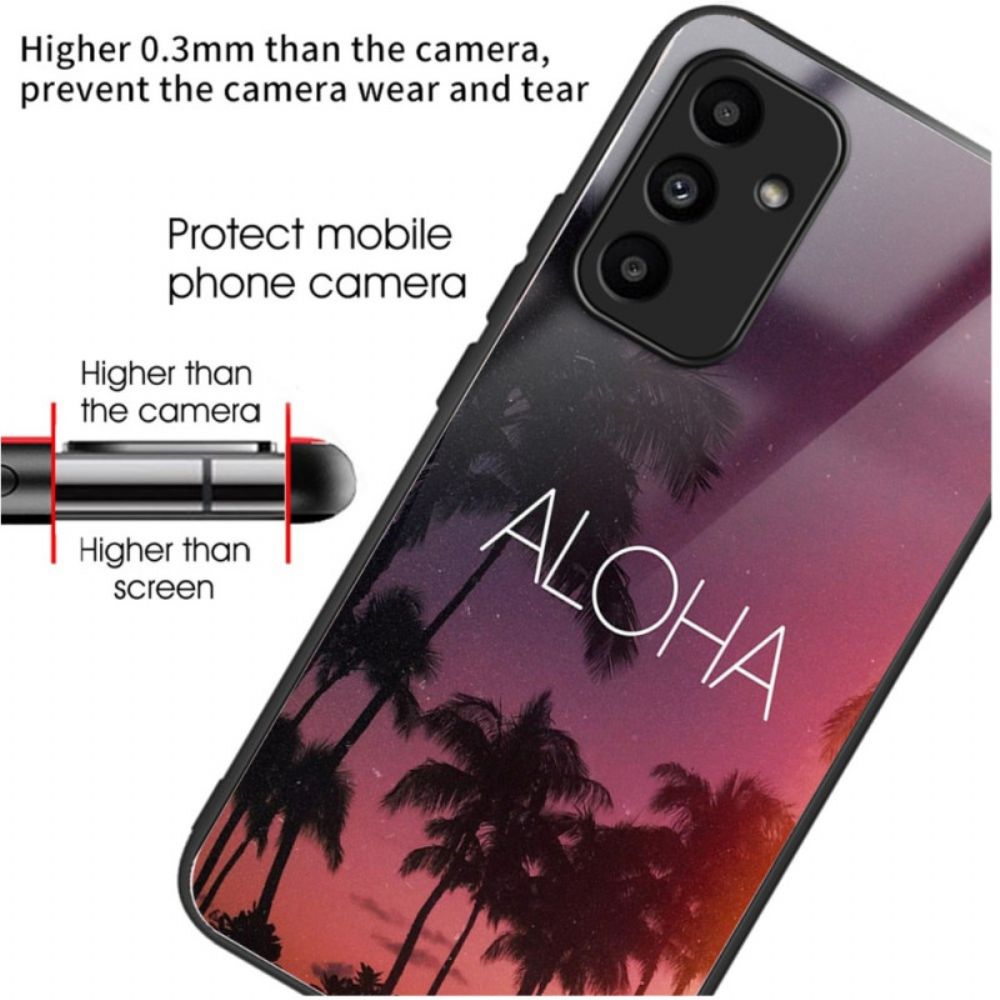 Hoesje Samsung Galaxy A15 5g Aloha Gehard Glas Bescherming Hoesje