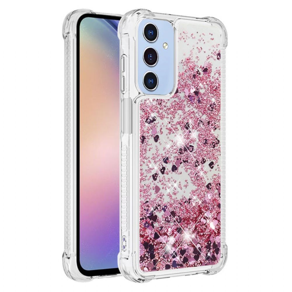 Hoesje Samsung Galaxy A15 5g Glitterontwerp