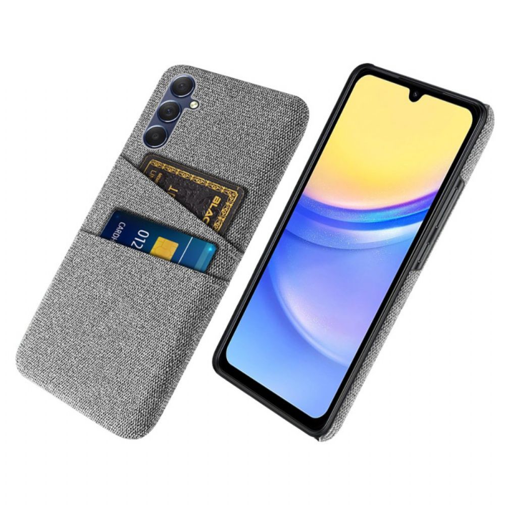 Hoesje Voor Samsung Galaxy A15 5g Stoffen Kaarthouder