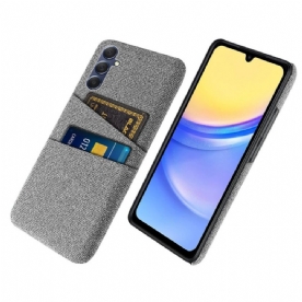 Hoesje Voor Samsung Galaxy A15 5g Stoffen Kaarthouder