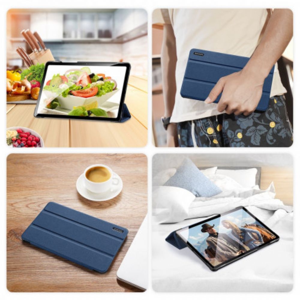 Bescherming Hoesje voor Samsung Galaxy Tab A7 Domo-serie Dux-ducis