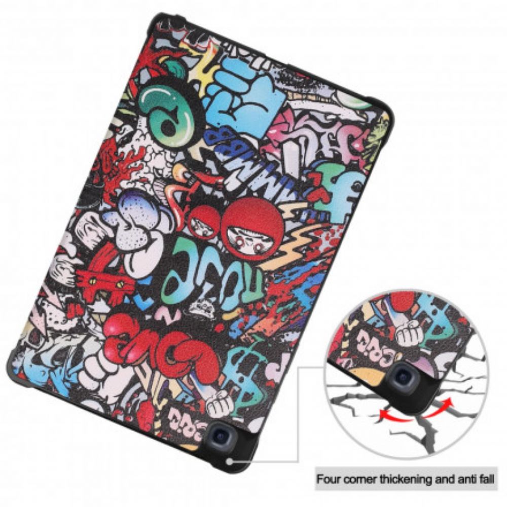 Bescherming Hoesje voor Samsung Galaxy Tab A7 Verbeterde Graffiti