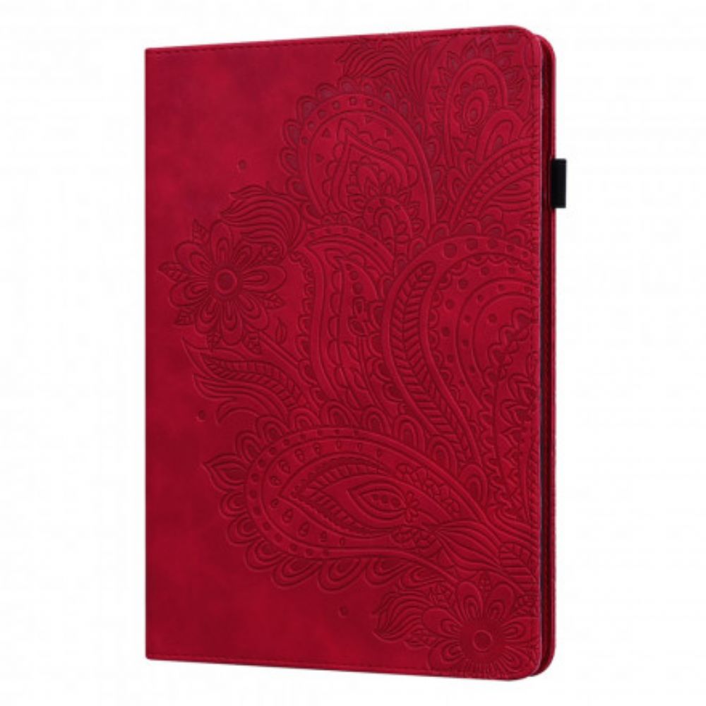 Cover voor Samsung Galaxy Tab A7 Barokke Bloemen