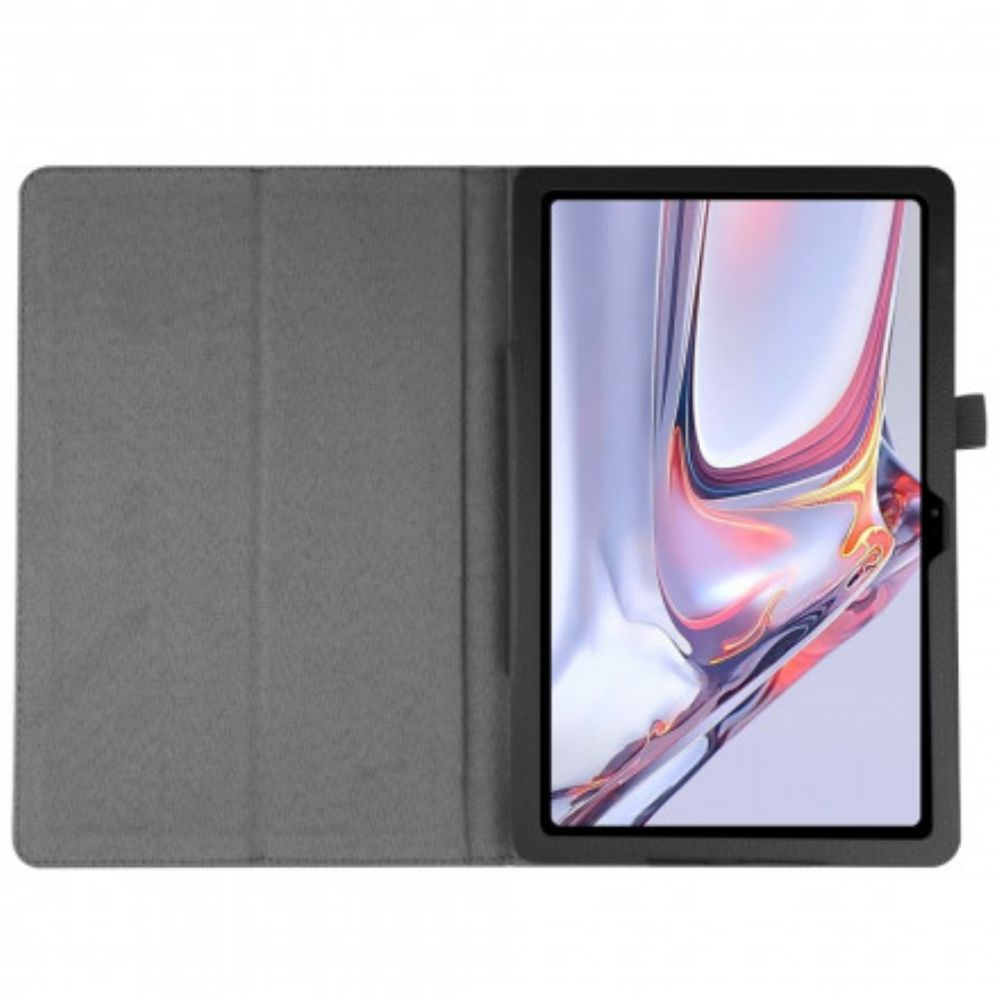 Cover voor Samsung Galaxy Tab A7 Kunstleer Lychee