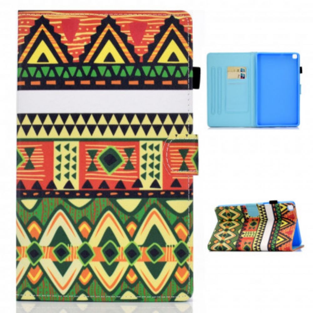 Flip Case voor Samsung Galaxy Tab A7 Azteekse