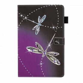 Flip Case voor Samsung Galaxy Tab A7 Libellen