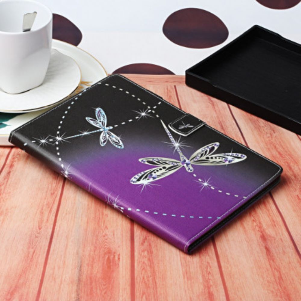 Flip Case voor Samsung Galaxy Tab A7 Libellen