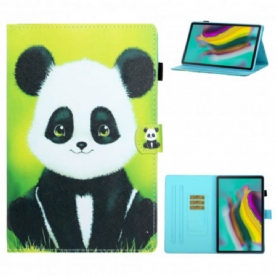 Flip Case voor Samsung Galaxy Tab A7 Schattige Panda