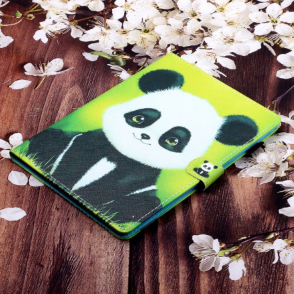 Flip Case voor Samsung Galaxy Tab A7 Schattige Panda