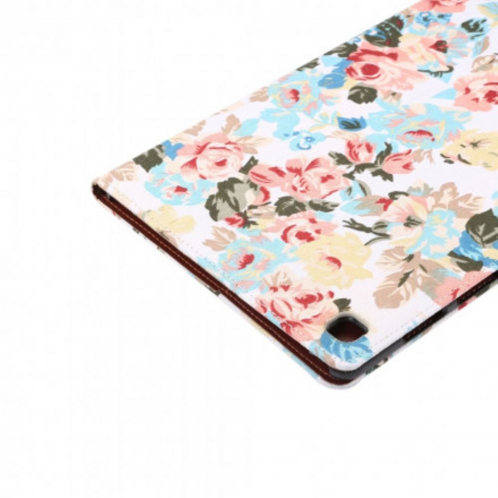 Flip Case voor Samsung Galaxy Tab A7 Vrijheidsbloemen