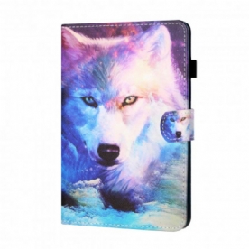 Flip Case voor Samsung Galaxy Tab A7 Wolfkunst