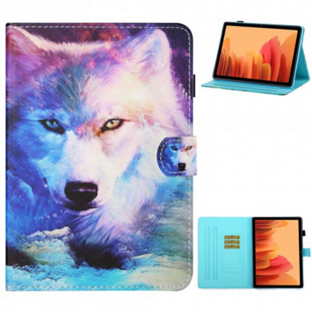 Flip Case voor Samsung Galaxy Tab A7 Wolfkunst