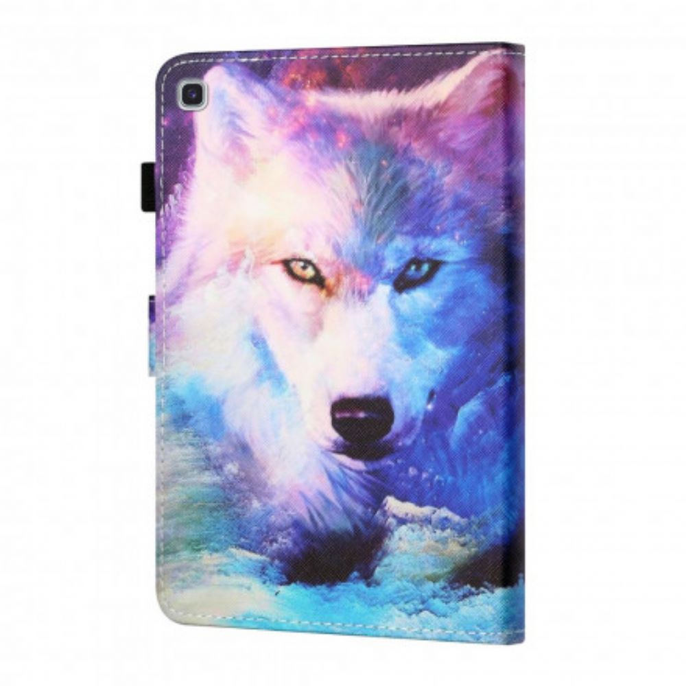 Flip Case voor Samsung Galaxy Tab A7 Wolfkunst