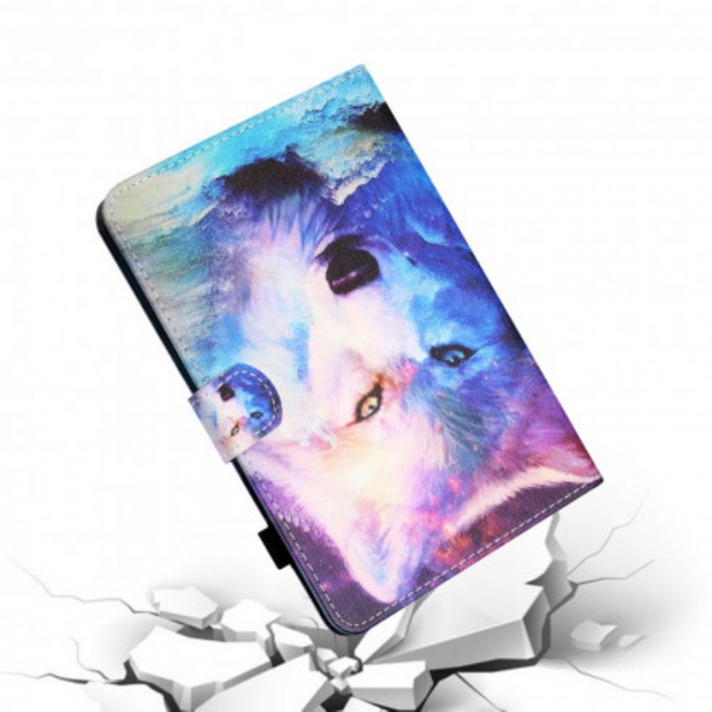 Flip Case voor Samsung Galaxy Tab A7 Wolfkunst