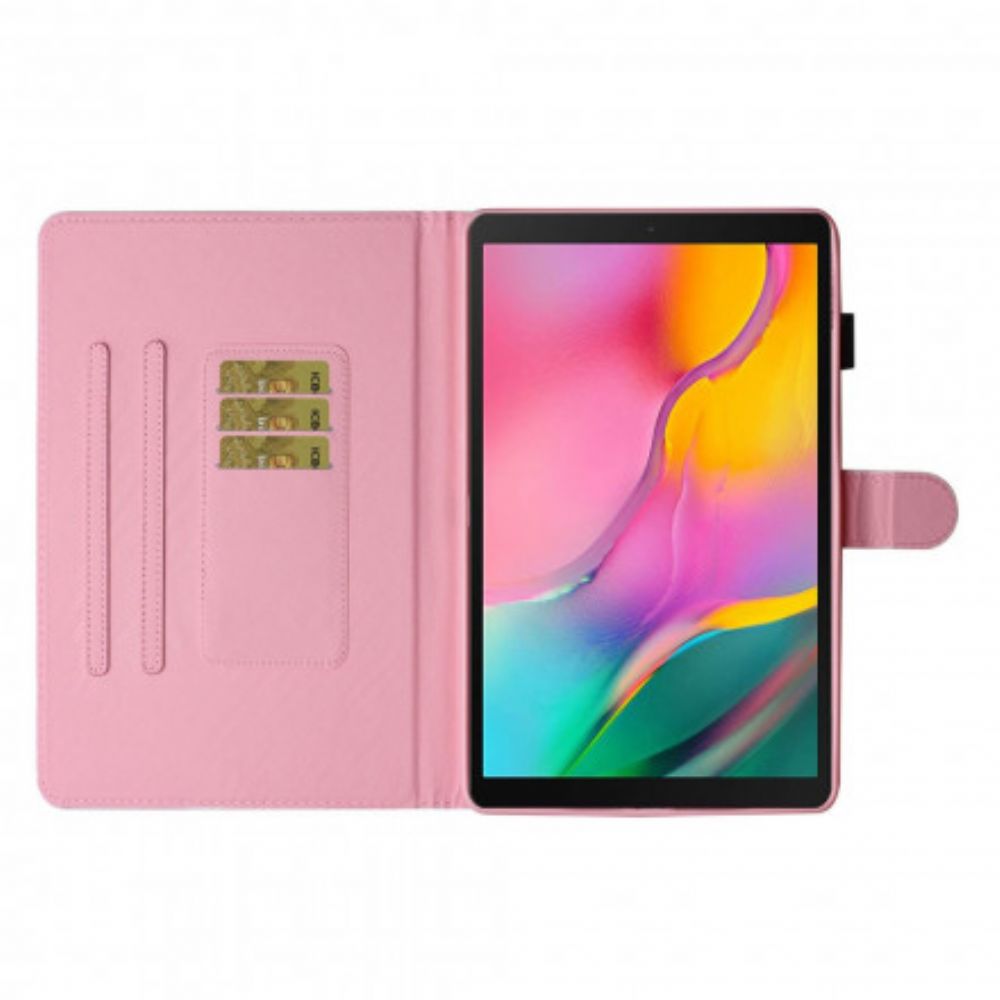 Folio-hoesje voor Samsung Galaxy Tab A7 Aandacht Katje