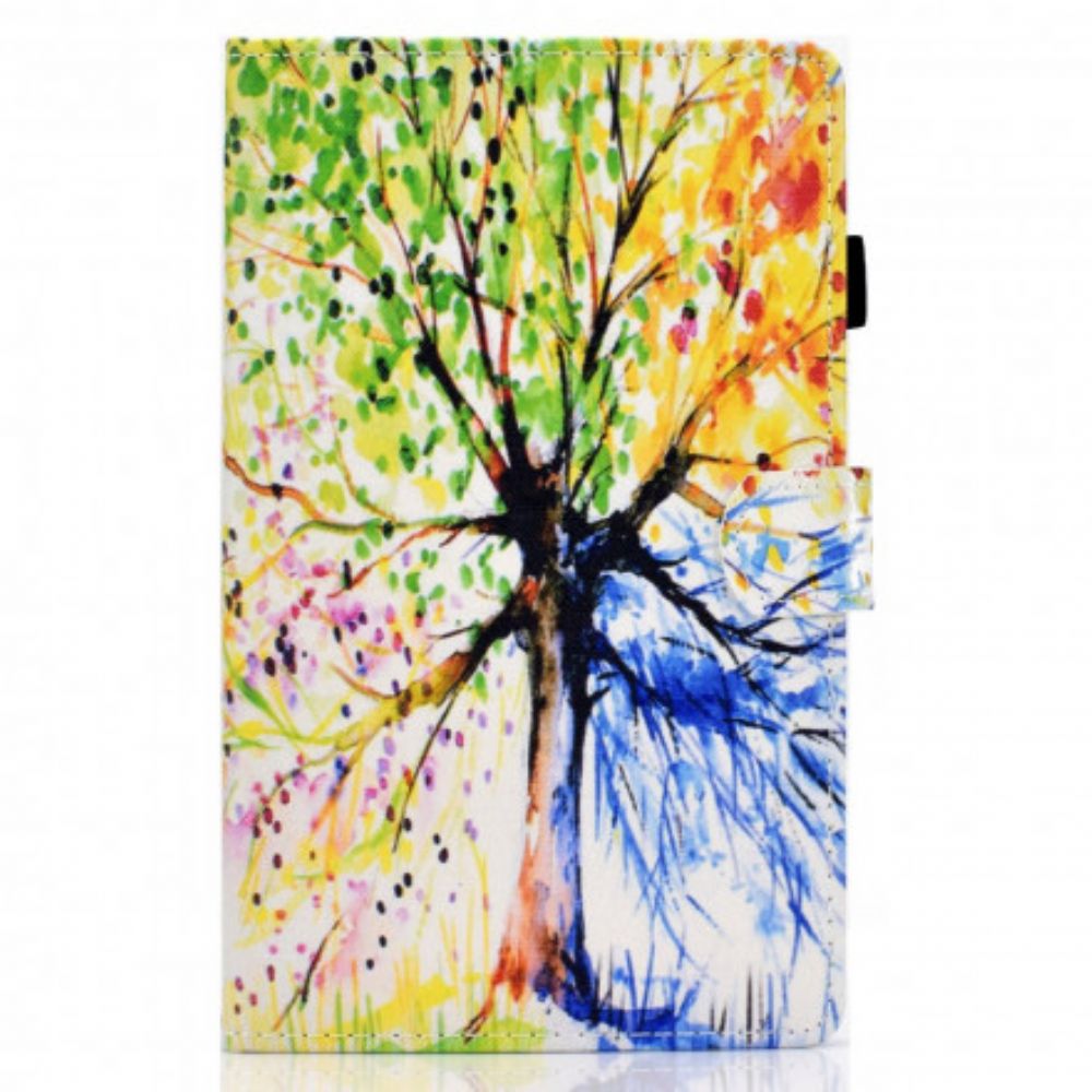 Folio-hoesje voor Samsung Galaxy Tab A7 Aquarel Boom