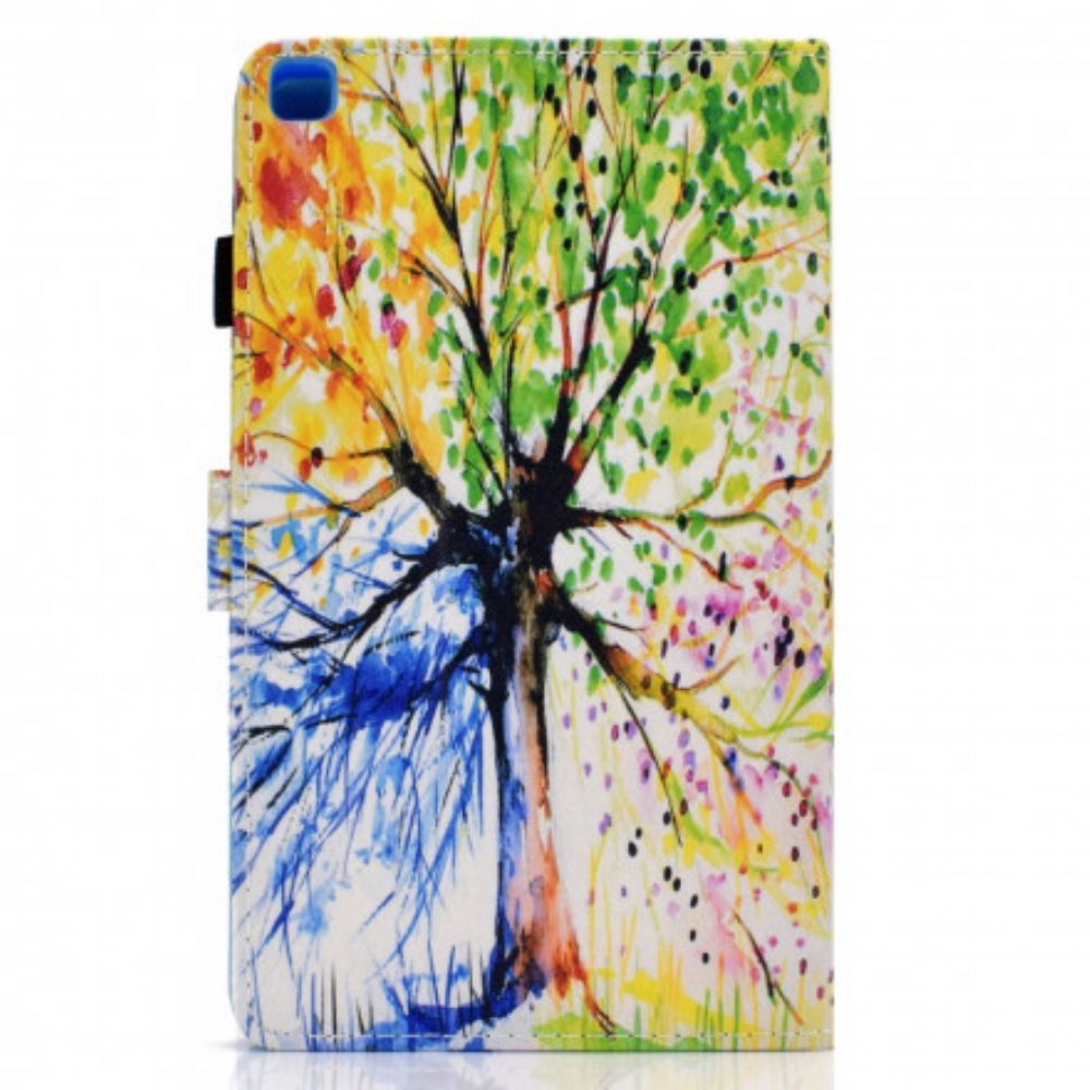 Folio-hoesje voor Samsung Galaxy Tab A7 Aquarel Boom